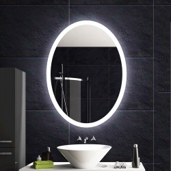 Vonios veidrodis Oval LD LED