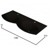 Juodas praustuvas P1380x51-BHBK2