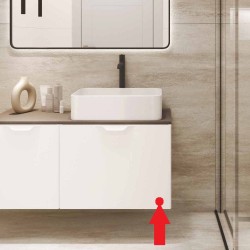 Bathroom cabinet with washbasin Smart D601S