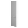 Bathroom utility cabinet Smart C402D1K with basket for laundry
